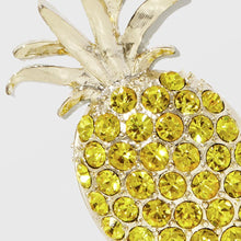 Load image into Gallery viewer, Pineapple placecard holders, yellow, set of two