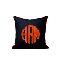 Load image into Gallery viewer, Applique Monogram Pillow Cover