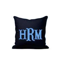 Load image into Gallery viewer, Applique Monogram Pillow Cover