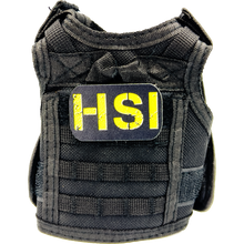 Load image into Gallery viewer, BL2-013 HSI SPECIAL AGENT Tactical Beverage Bottle or Can Cooler Vest with removable patches perfect gift for Challenge Coin collectors