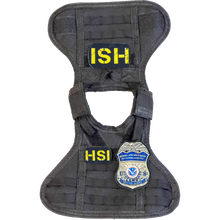 Load image into Gallery viewer, BL2-013 HSI SPECIAL AGENT Tactical Beverage Bottle or Can Cooler Vest with removable patches perfect gift for Challenge Coin collectors