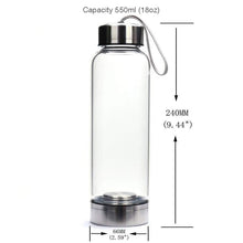 Load image into Gallery viewer, Crystal Infused Water Bottle