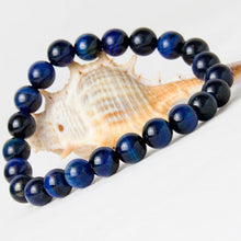 Load image into Gallery viewer, Willpower Blue Tiger Eye Bracelet