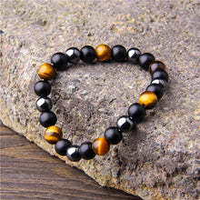 Load image into Gallery viewer, Triple Protection Natural Stone Bracelet