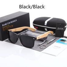 Load image into Gallery viewer, Polarized Bamboo Sunglasses