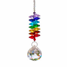 Load image into Gallery viewer, Chakra Rainbow Crystal Sun-catchers