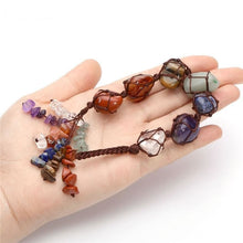 Load image into Gallery viewer, Prosperity &amp; Balance 7 Chakra Gemstone Hanging Ornament