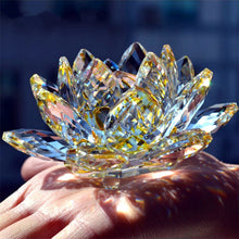 Load image into Gallery viewer, Fengshui Crystal Lotus Flower
