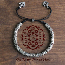 Load image into Gallery viewer, Traditional Tibetan Buddhism Bracelet - Six True Words Mantra carved