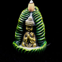Load image into Gallery viewer, Antique Buddha Statue Incense Burner
