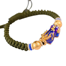 Load image into Gallery viewer, Gold Chameleon Pi Xiu Bracelet - Prosperity