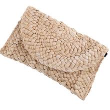 Load image into Gallery viewer, Bohemian Straw Clutch