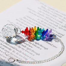 Load image into Gallery viewer, Chakra Rainbow Crystal Sun-catchers
