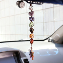 Load image into Gallery viewer, Prosperity &amp; Balance 7 Chakra Gemstone Hanging Ornament