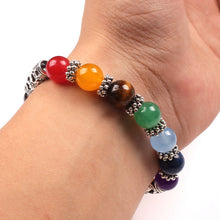 Load image into Gallery viewer, 7 Chakra Healing Heart Bracelet