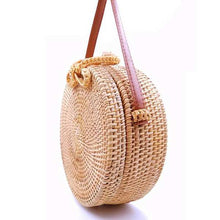 Load image into Gallery viewer, Round Bali Summer Straw Bags - 14 styles