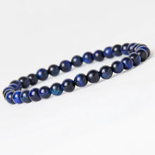 Load image into Gallery viewer, Willpower Blue Tiger Eye Bracelet