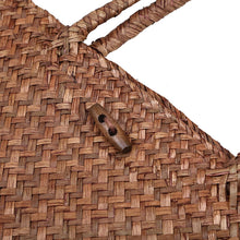 Load image into Gallery viewer, Handmade Rattan Storage Bags with Button