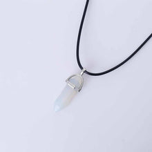 Load image into Gallery viewer, Hexagon Natural Stone Necklace [8 crystal options]