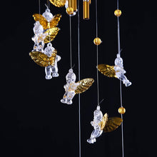 Load image into Gallery viewer, Copper Wind Chimes - Angel Cupid