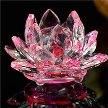 Load image into Gallery viewer, Fengshui Crystal Lotus Flower