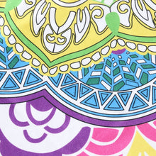 Load image into Gallery viewer, Indian Lotus Mandala Beach Towel/Tapestry - 6 Colors