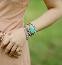 Load image into Gallery viewer, Bohemian Positivity Beads Bracelet