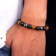 Load image into Gallery viewer, Triple Protection Natural Stone Bracelet