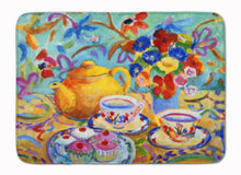 Load image into Gallery viewer, Teal Tea by Wendy Hoile Machine Washable Memory Foam Mat HWH0011RUG