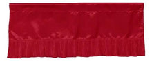 Load image into Gallery viewer, Tache Satin Romantic Red Victorian Glam Window Curtain 18x52" Valance (HY4174)