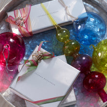 Load image into Gallery viewer, Glass bubble ombre tree topper, pink and citrine