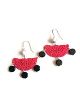 Load image into Gallery viewer, Half Circle Dangle Earrings