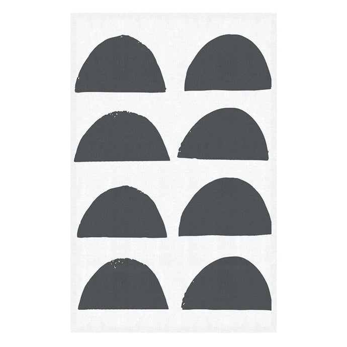 Half Circle Tea Towel | Cotton Dish Kitchen Towel | 18