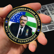 Load image into Gallery viewer, BL2-003A Blue Bloods NYPD Commissioner Frank Reagan Police Officer Tom Selleck Challenge Coin
