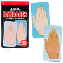 Load image into Gallery viewer, Handages Tiny Hand Bandages | Funny Bandages in a Metal Tin
