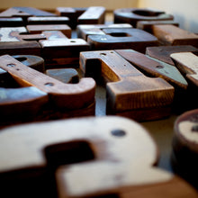 Load image into Gallery viewer, Reclaimed Wooden Letters