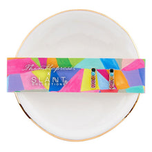 Load image into Gallery viewer, Happy Birthday Trinket Tray &amp; Earring Set | Ceramic Dish Tray and Jewelry Gem Stones Earring Gift Set | Gift for Her