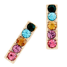 Load image into Gallery viewer, Happy Birthday Trinket Tray &amp; Earring Set | Ceramic Dish Tray and Jewelry Gem Stones Earring Gift Set | Gift for Her