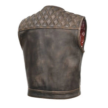 Load image into Gallery viewer, Liberty Knight - Lowcut Blaze Lowside Men's Leather Vest