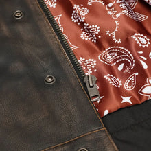 Load image into Gallery viewer, Liberty Knight - Lowcut Blaze Lowside Men's Leather Vest