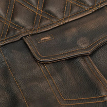 Load image into Gallery viewer, Liberty Knight - Lowcut Blaze Lowside Men's Leather Vest