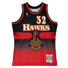 Load image into Gallery viewer, Christian Laettner Atlanta Hawks Mitchell &amp; Ness Red Hardwood Classics 1996-97 Swingman Jersey