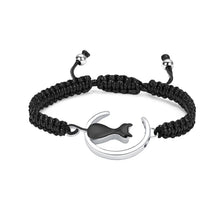 Load image into Gallery viewer, Cat &amp; Moon Adjustable Urn Bracelet