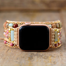 Load image into Gallery viewer, Rhodonite &amp; Jasper Style &amp; Relaxation Apple Watch Band