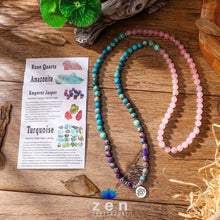 Load image into Gallery viewer, Charms Mixed Stones Mala | Vitality