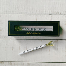 Load image into Gallery viewer, Heart Gem Pen in Gift Box | Jewel-Topped Gift Pen | Box Reads "Sealed with a Kiss"