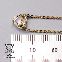Load image into Gallery viewer, Heart Shaped Australian Solid Opal Necklace 18k Yellow Gold