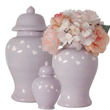 Load image into Gallery viewer, &quot;Love is in the Air&quot; Ginger Jars in Light Lavender