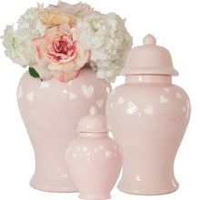 Load image into Gallery viewer, &quot;Love is in the Air&quot; Ginger Jars in Cherry Blossom Pink