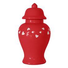 Load image into Gallery viewer, &quot;Love is in the Air&quot; Ginger Jars in Red